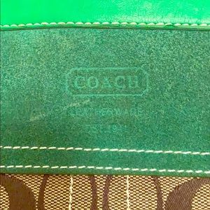 Coach Bag - Used, Brown and Green